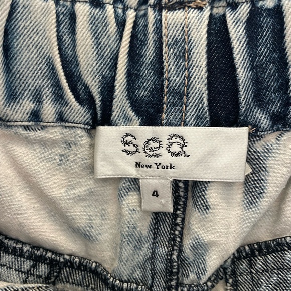 Sea New York Birdie Light Blue Jean Shorts - Picture 7 of 13